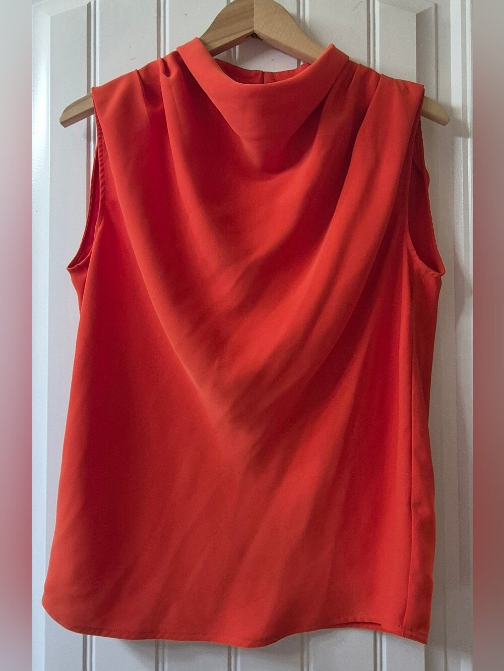Womens Babaton Sleeveless Cowl Neck Blouse Size XS